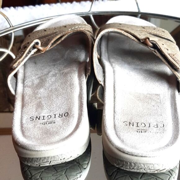 EARTH ORGINS Tan Slide Sandals sz 10 M‎ - Picture 5 of 7